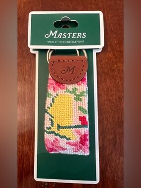 Masters 2026 Needlepoint Keychain